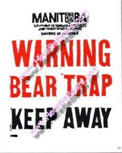 Load image into Gallery viewer, Churchill Warning Sign Prints (On paper)