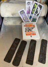 Load image into Gallery viewer, Beluga Whale (Summer) Linocut/Watercolour Enhanced Bookmark
