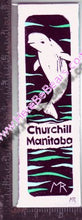 Load image into Gallery viewer, Beluga Whale (Summer) Linocut/Watercolour Enhanced Bookmark

