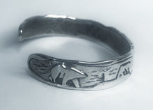 Load image into Gallery viewer, Solid Sterling Silver Cuff Bracelet (smaller)
