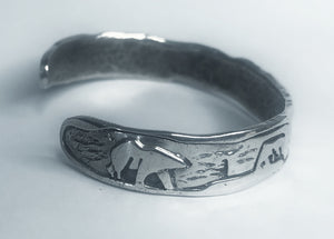 Solid Sterling Silver Cuff Bracelet (smaller)