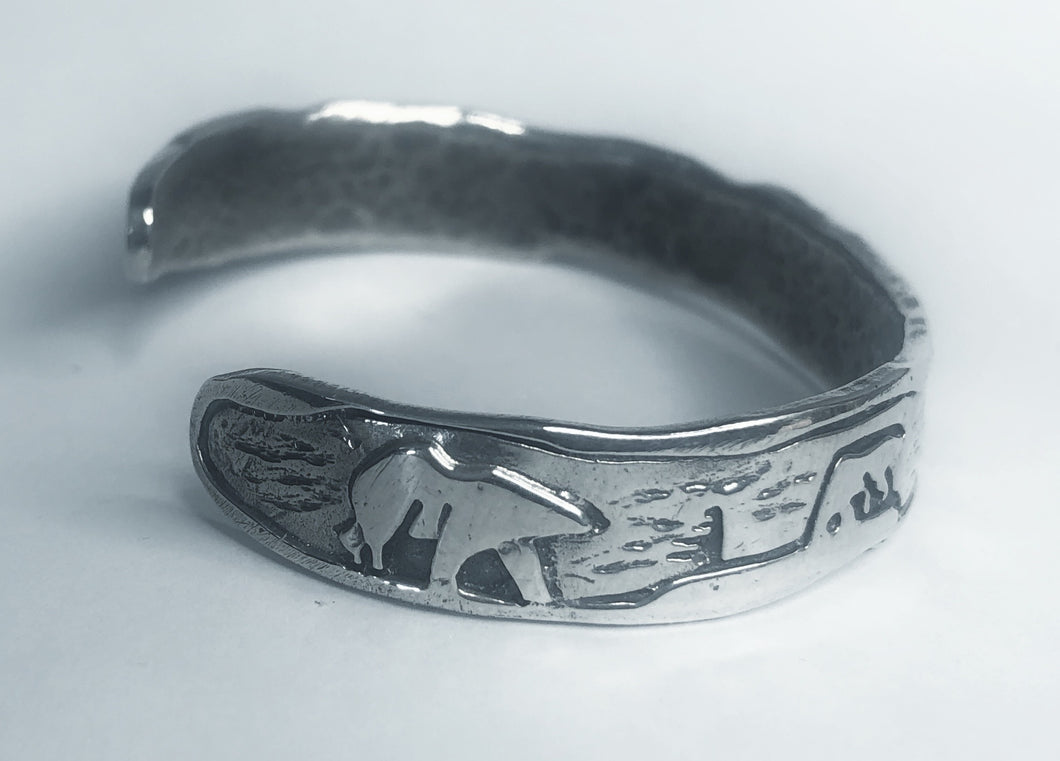 Solid Sterling Silver Cuff Bracelet (smaller)