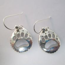 Load image into Gallery viewer, Polar Bear Track earrings
