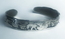 Load image into Gallery viewer, Solid Sterling Silver Cuff Bracelet (smaller)
