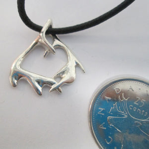 Caribou Antler Design pendant