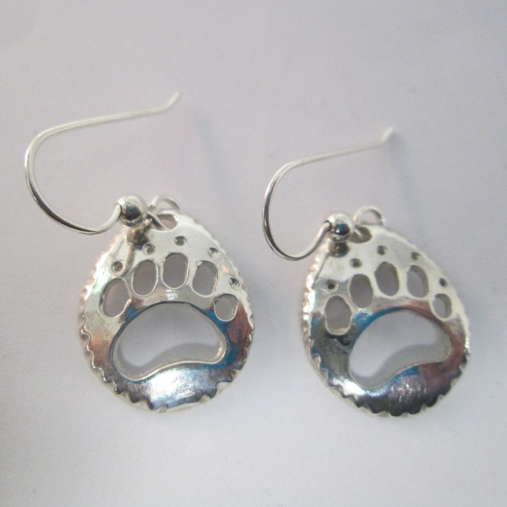 Polar Bear Track earrings