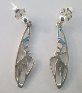 Stealth Caribou earrings