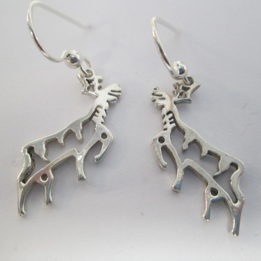 Climbing Caribou earrings