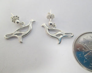 Ptarmigan earrings