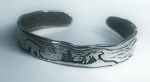 Load image into Gallery viewer, Solid Sterling Silver Cuff Bracelet (smaller)
