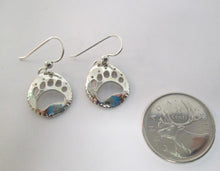 Load image into Gallery viewer, Polar Bear Track earrings
