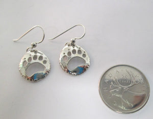 Polar Bear Track earrings